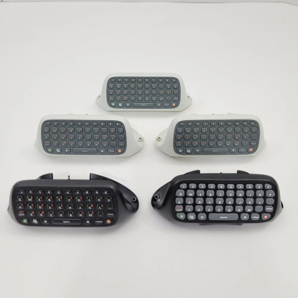 Lot Of 5 Xbox 360 Chatpad For Microsoft Xbox 360 Controllers